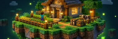 Construção Minecraft do Plano PLUS #2