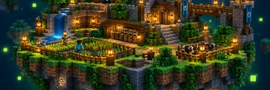 Construção Minecraft do Plano PLUS #4